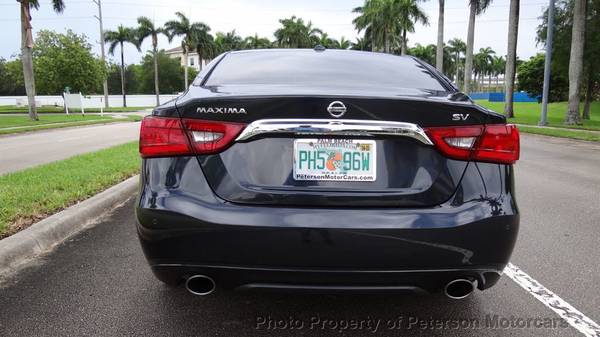 2016 *Nissan* *Maxima* *4dr Sedan 3.5 SV* Deep Blue for sale in West Palm Beach, FL – photo 4