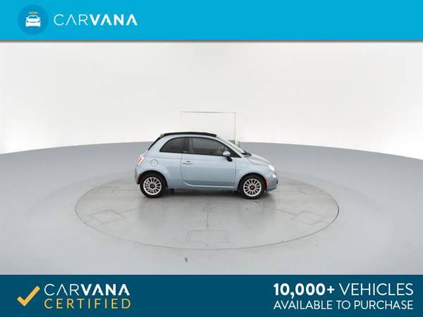 2013 FIAT 500 500c Pop Cabrio Convertible 2D Convertible BLUE - for sale in Cary, NC – photo 10