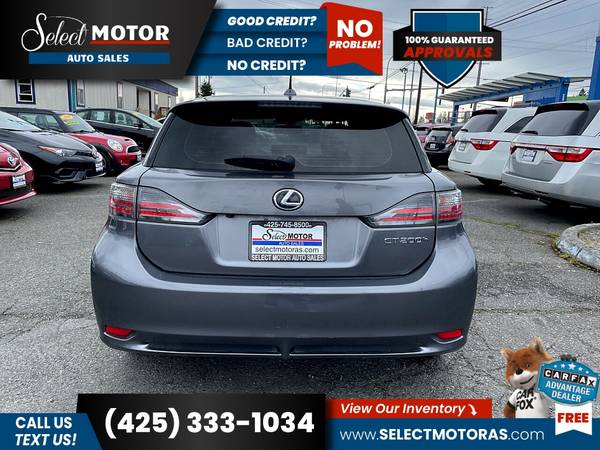 2013 Lexus CT 200h 200 h 200-h BaseHatchback FOR ONLY 274/mo! for sale in Lynnwood, WA – photo 5