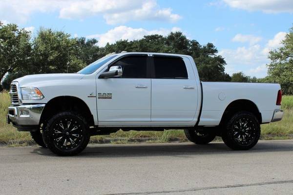 WHITE KNIGHT! 2015 RAM 2500 BIG HORN 4X4 CUMMINS LIFTED 20"FUELS&35'S! for sale in Temple, ND – photo 4