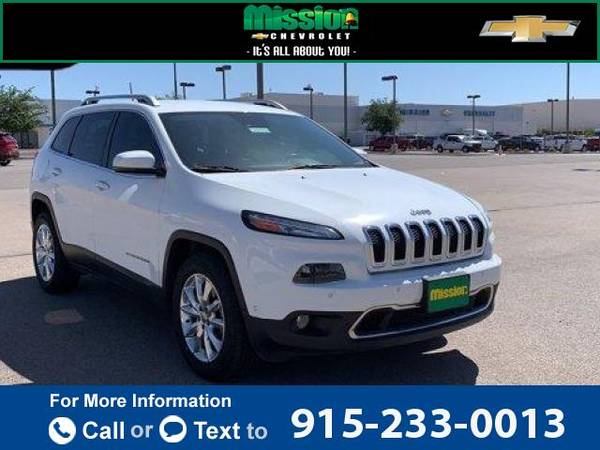 2015 Jeep Cherokee Limited suv Bright White Clearcoat - cars & for sale in El Paso, TX