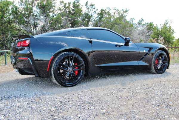 2014 CHEVROLET CORVETTE Z51 - 7 SPEED MANUAL - LOW MILES - BLK ON BLK! for sale in Liberty Hill, AR – photo 10