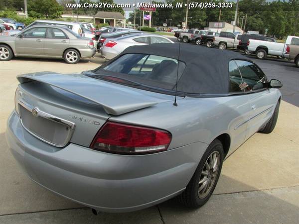 2002 CHRYSLER SEBRING LIMITED CONVERTIBLE LEATHER HTD SEATS for sale in Mishawaka, IN – photo 8