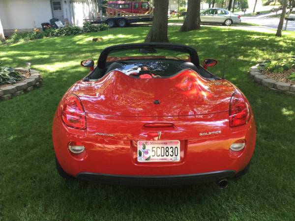 2006 Pontiac Solstice Red - cars & trucks - by owner - vehicle... for sale in Elk River, MN – photo 5