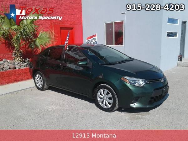 2016 Toyota Corolla Financing Available for sale in El Paso, TX