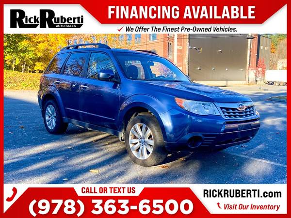 2011 Subaru Forester 2 5X 2 5 X 2 5-X Premium FOR ONLY 150/mo! for sale in Fitchburg, MA