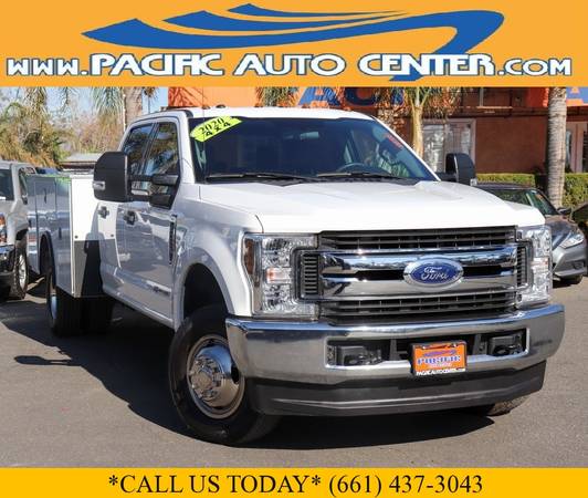 2019 Ford F350 F-350 XLT Diesel Dually Crew Cab Utility Truck #33961... for sale in Fontana, CA