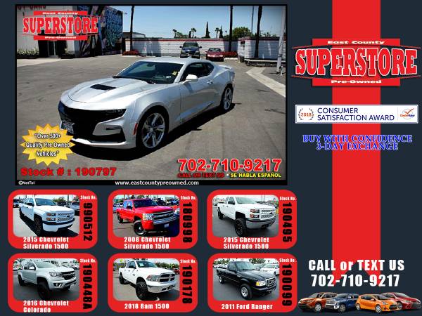 2019 CHEVROLET CAMARO SS 2SS coupe-EZ FINANCING-LOW DOWN! for sale in El Cajon, CA – photo 24