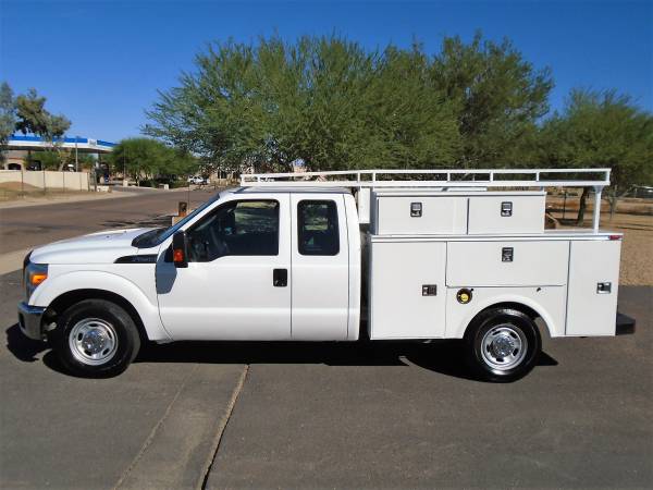 2015 FORD F250 EXTRA CAB UTILITY BODY SERVICE WORK TRUCK W/LADDER RACK for sale in Phoenix, AZ – photo 2