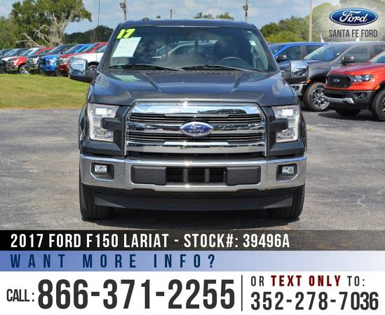 2017 FORD F150 LARIAT *** SYNC, SONY Audio, Homelink, Cruise *** for sale in Alachua, FL – photo 2
