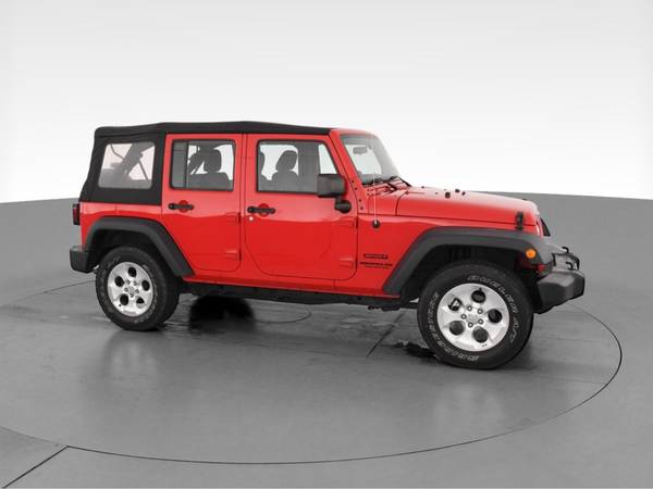 2015 Jeep Wrangler Unlimited Sport S SUV 4D suv Red - FINANCE ONLINE... for sale in Atlanta, AR – photo 14