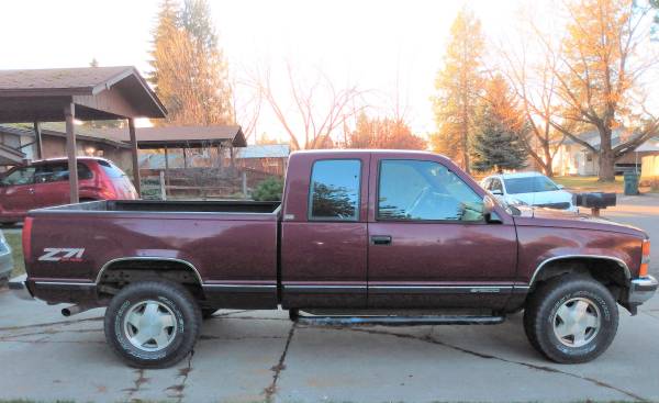 1994 Chevy 1500 4x4 short box ex-cab - cars & trucks - by owner -... for sale in Greenacres, WA – photo 5