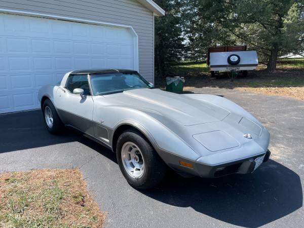 1978 Silver Anniversary Corvette for sale in Rochester , NY