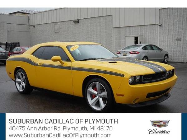 2010 Dodge Challenger coupe SRT8 - Dodge Detonator Yellow Clearcoat for sale in Plymouth, MI – photo 7